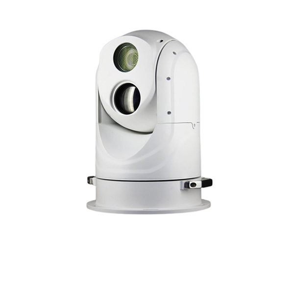 OEM Rugged All Weather Mobile Surveillance PTZ Factory –Gyroscope Stabilisation 2 Axis IR Thermal Imaging Dual Sensor Marine PTZ Camera – SOAR detail pictures